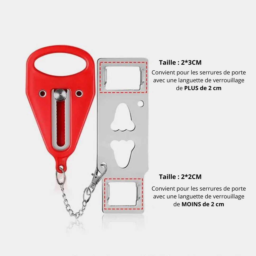 Serrure de Porte Portable Sécurisée