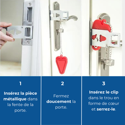 Serrure de Porte Portable Sécurisée